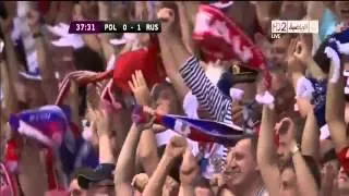 Poland vs. Russia EURO 2012 Goals Only (Arabic Commentary)