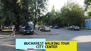 BUCHAREST WALKING TOUR 2021 4K-UHD| CISMIGIU PIATA MIHAIL KOGALNICEANU SQUARE