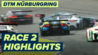 Albon wins chaotic race | DTM Nürburgring 2021 Race 2 | Highlights