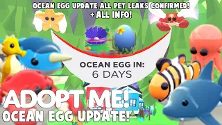 NEW ADOPT ME OCEAN EGG UPDATE COUNTDOWN! NEW PETS +RELEASE DATE  +ALL LEAKS CONFIRMED! ROBLOX