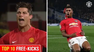 Ronaldo or Rashford? I Top 10 Free-Kicks I Manchester United
