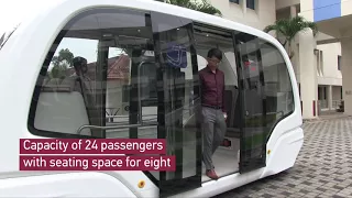 Driverless vehicle at NTU Singapore