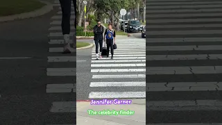 Jennifer garner take her son Samuel to school in Los Angeles.