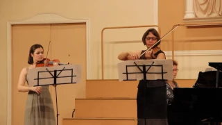 Дж.Керн-И.Фролов "Дым" из мюзикла "Роберта" для двух скрипок и фортепиано