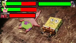 The Spongebob Movie Shell City With Healthbars