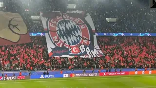 Bayern Munich fans at Parc des Princes ❤️ | stadiums atmosphere 🔥 | Bayern vs psg ( 1-0) 2023