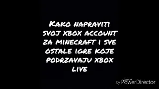 Tutorial:kako napraviti xbox account za minecraft