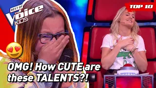 CUTEST 😍 blind auditions EVER! Part 4 | Top 10