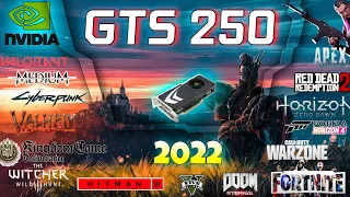 Nvidia GTS 250 in 30 Games   (2022-2023)