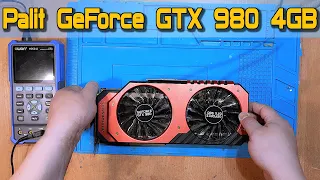 Ремонтирую Palit GTX 980 4GB