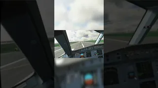 Airbus A320Neo Easyjet delivery from Toulouse to Luton, Flight Simulator 2020, VR #shorts