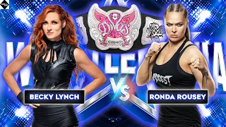 Becky Lynch Vs Ronda Rousey For The Wwe Divas Championship | WWE 2K23