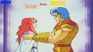 AMV - Yuria and Juza - Hokuto no Ken (1983) - Kareru Daichi / Кулак Северной Звезды