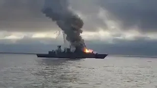 Jerman Navy Frigate FGS Sachsen Explode during Exercise