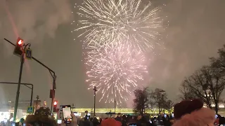 New Year fireworks @red square #moscow #2022 #russia 🎇🎄🇷🇺