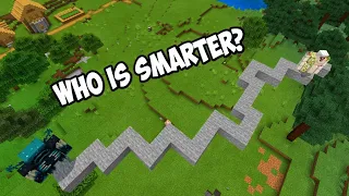 Minecraft Warden vs Iron Golem who is smarter