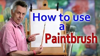 How to use a Paintbrush - Creatively - PaulPriestleyArt