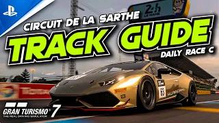 (GT7) Gran Turismo 7 PS5 -  Lap Guide Circuit de La Sarthe