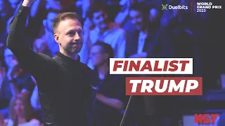 The Moment Judd Trump Reached The 2023 Duelbits World Grand Prix Final!