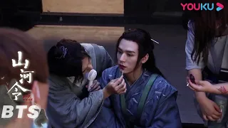 Behind the Scenes: Zhang Zhehan "replenishes" Gong Jun's blood.