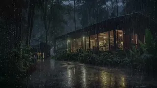 Cozy Villa | Soothing Rain Sounds for Deep Sleep, Relax, Meditation | Natural White Noise