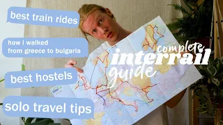 my 3 MONTHS INTERRAIL itinerary | best & worst train rides | interrail guide part 2
