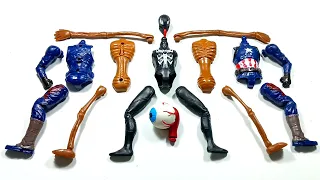 Merakit Mainan Captain America Sirenhead dan Venom ~ Avengers