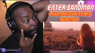 🔥🔥RAP FAN!! FIRST TIME REACTION Metallica - Enter Sandman Live Moscow 1991 HD🔥🔥