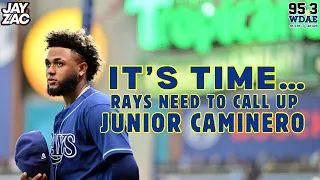 It's Time... Rays Need To Call Up Junior Caminero!