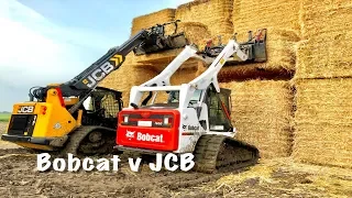 BOBCAT vs JCB TELESKID || SKIDLOADER || LORD MUCK