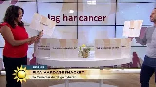 Bemöt tragiska besked - 6 alternativ som är bättre än tystnaden - Nyhetsmorgon (TV4)