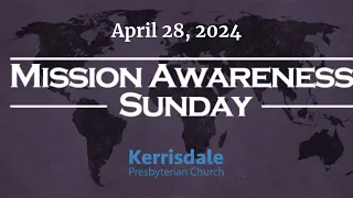 Sunday Worship Service April  28, 2024