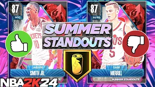 NEW SUMMER STANDOUTS CARDS IN NBA 2K24 MyTEAM! WHICH PLAYERS ARE WORTH GETTING?