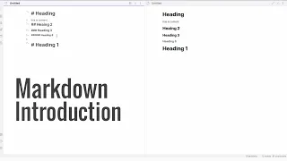 Introduction to Markdown (plus Obsidian Extras)