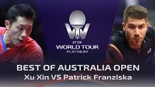 FULL MATCH - Xu Xin vs Patrick Franziska (2019) | BEST of Australia Open