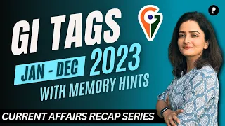 GI Tags 2023 With Memory Hints | January to December 2023 Current Affairs | Parcham Classes