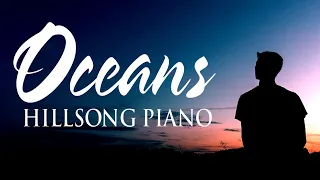 Oceans - Beautiful Hillsong Instrumental Soaking Worship Music On Piano Uplifting Christian Music