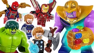 Marvel Lego Infinity War Avengers Hulk, Iron Man, Spider Man! Go! Defeat the Thanos! - DuDuPopTOY