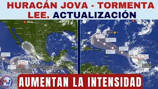 HURACÁN JOVA Y TORMENTA LEE LLEGARÁN A H4. ACTUALIZACIÓN