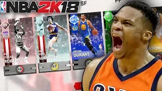 GOD SQUAD DRAFT!!! NBA 2K18 PACK AND PLAYOFFS