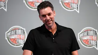 Pau Gasol's Press Conference | Naismith Memorial Basketball Hall of Fame Class of 2023