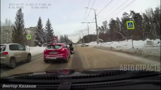 video-reg Подборка аварий  за Январь 2017.