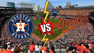 Baseball 2. Astros @ Orioles MLB The show 24 gameplay