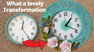 Amazing transformation of a wall clock