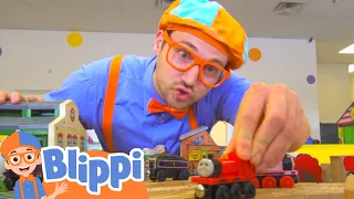 Blippi Visits an Indoor Playground (Fidgets Indoor Playground) | Blippi | Moonbug Kids - Fun Zone