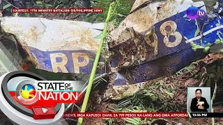 Mga labi ng sakay ng bumagsak na Cessna plane sa Apayao, natunton na | SONA