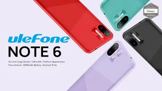 Ulefone Note 6 smartphone - 1GB Ram & 32GB Rom - Android 11 GB - 3300mAh - Unboxing