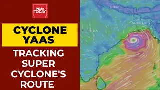 Tracking Predicted Route Of Super Cyclone Yaas