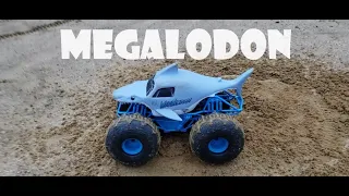 Playing with Megalodon RC Monster Truck