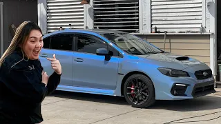 TRANSFORMING HER DREAM CAR | Bringing Back One Of the HOTTEST COLORS On A Subaru WRX